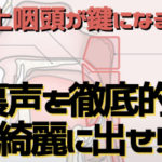 裏声を綺麗に出すためのエクササイズ【喉じめ裏声解消】